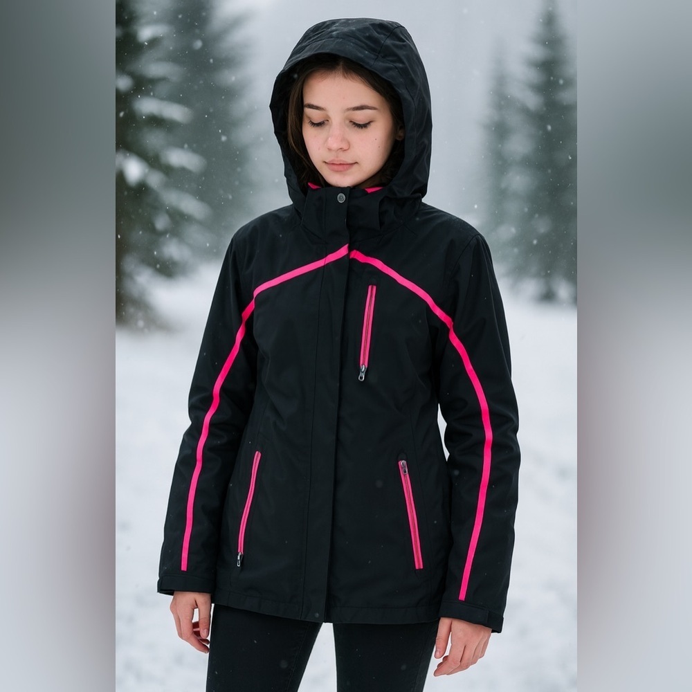 Columbia titanium bugaboo OmniTech waterproof girl 3-in-1 snow jacket coat 18/20